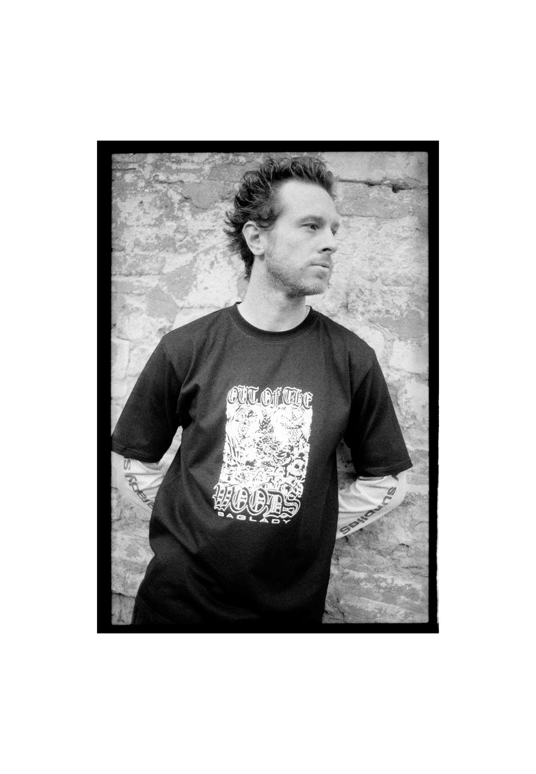 Baglady 'Out Of The Woods' T-Shirt (Black) - Image 3