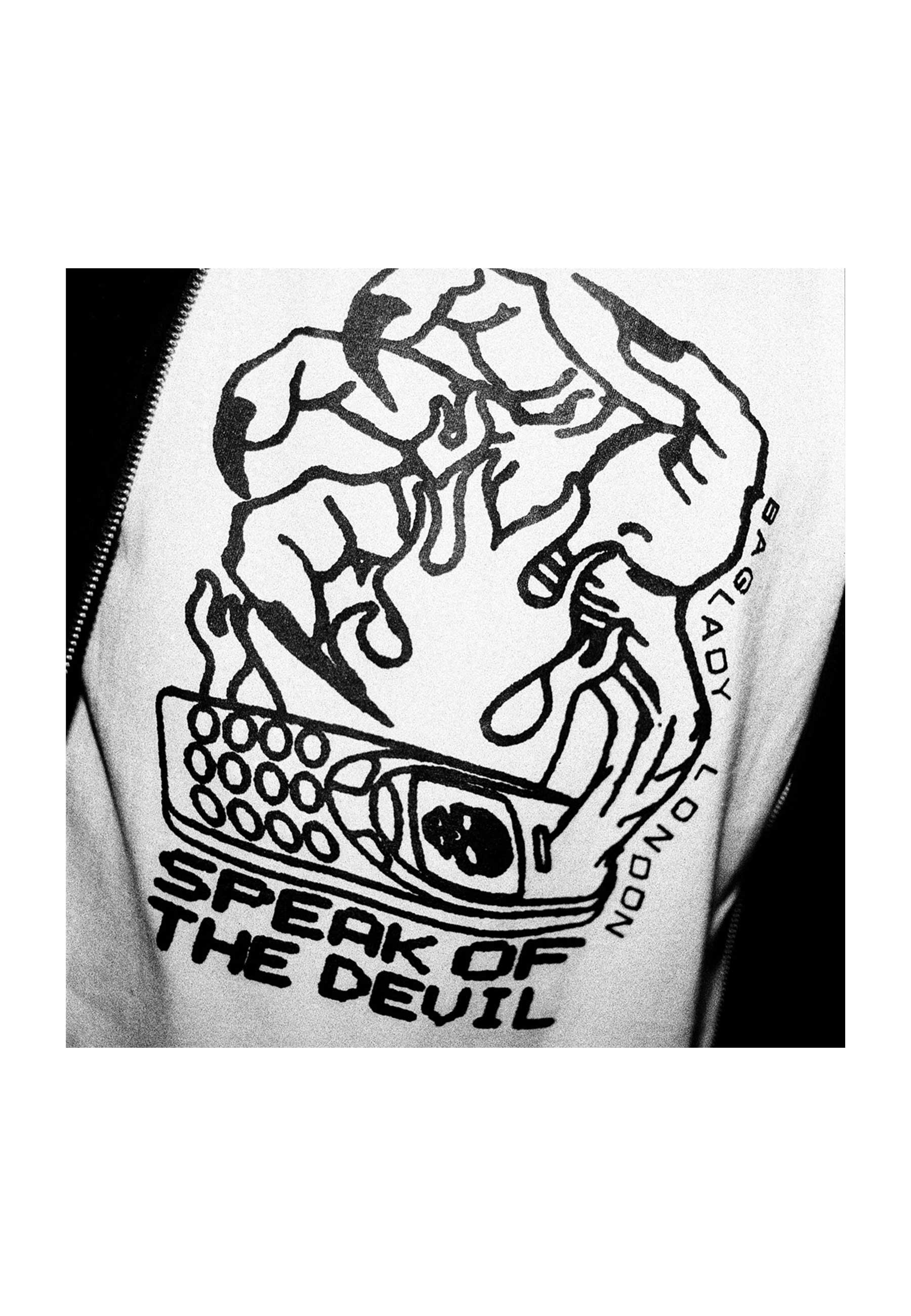 Baglady 'Speak Of The Devil' T-Shirt (White) - Image 3