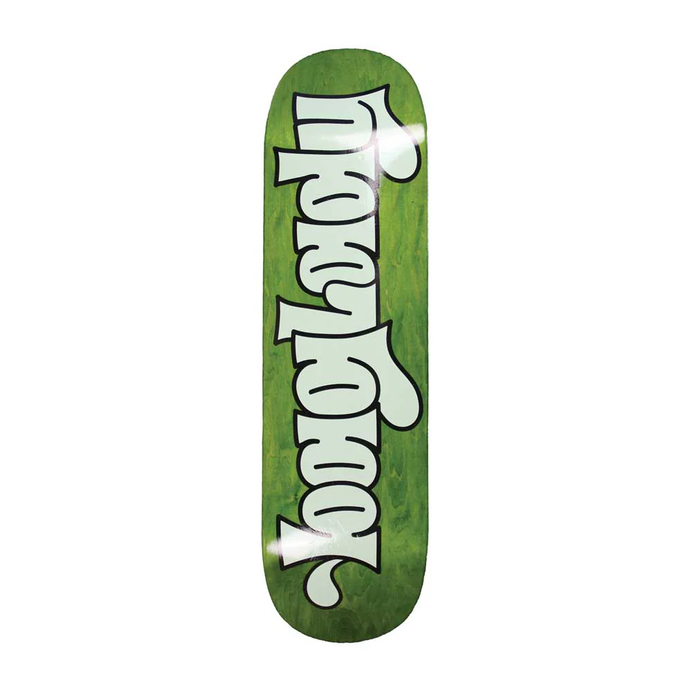 Baglady 'Throw Up' 8.375" Deck (Green Dye)