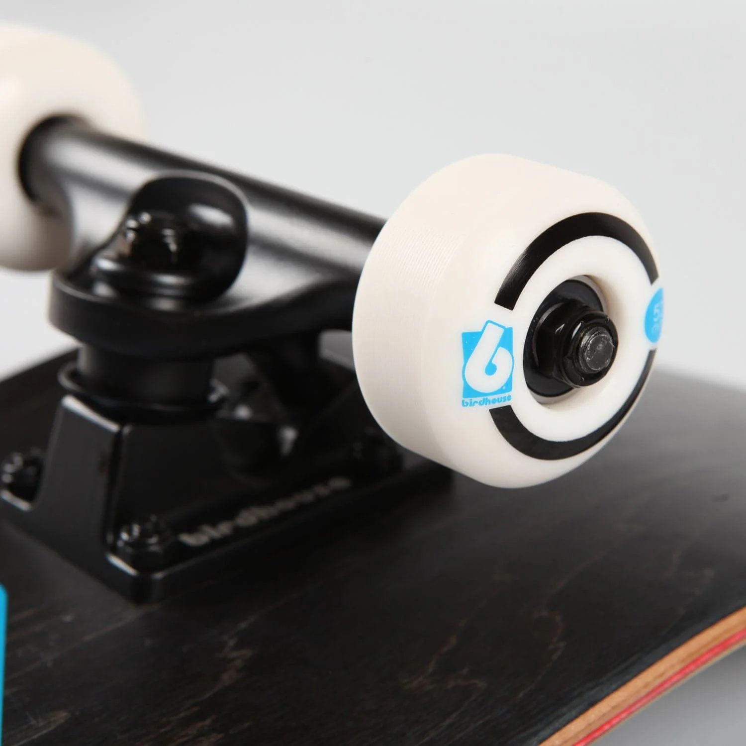 Birdhouse 'B Logo' 8" Complete Skateboard (Black / Blue) - Image 4