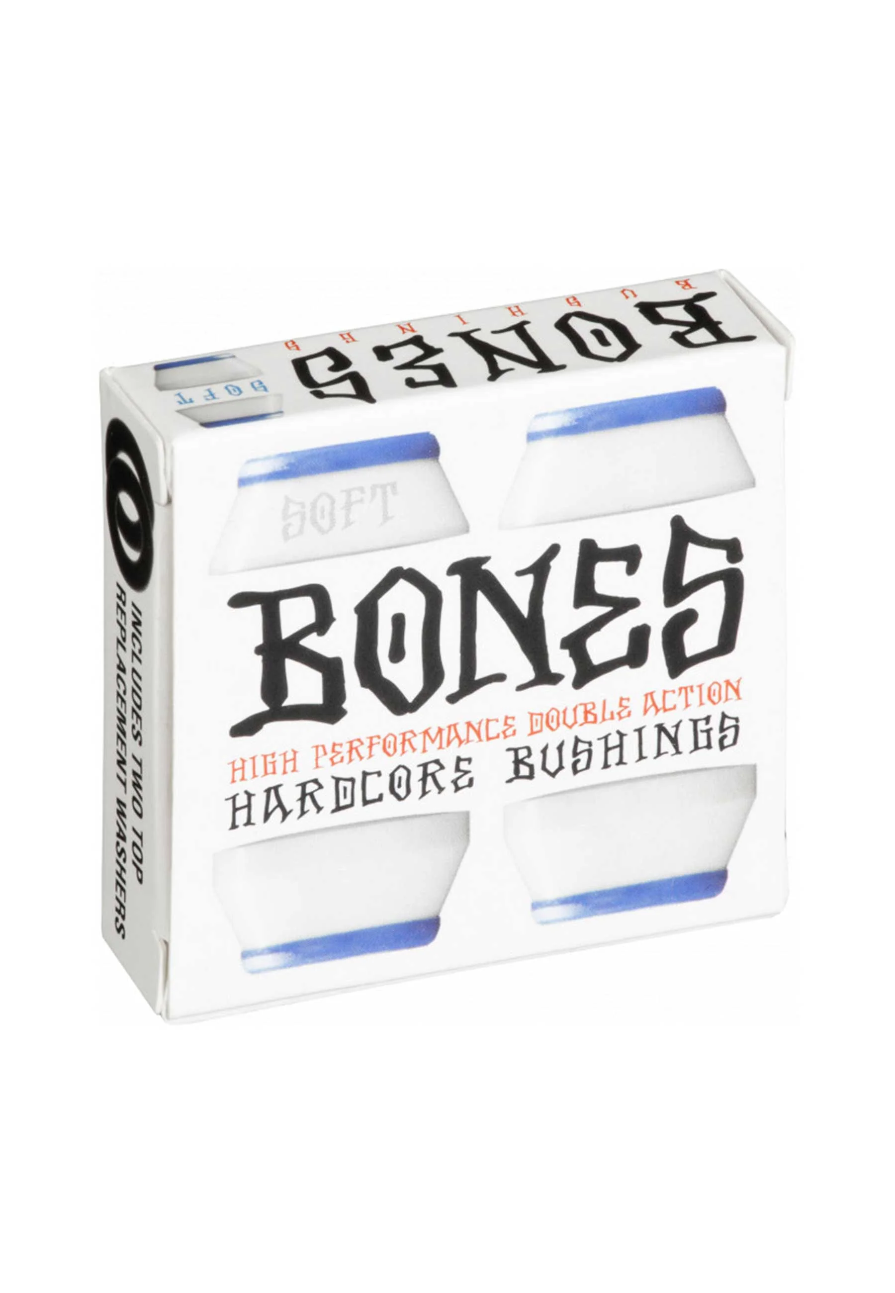 Bones 'Hardcore' 81A Soft Bushings (Blue / White)