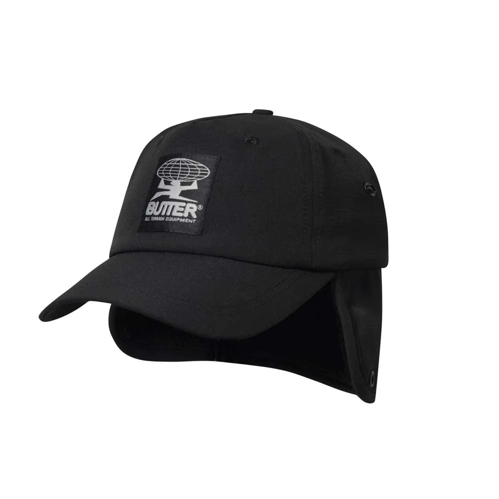 Butter Goods 'All Terrain' 5 Panel Cap (Black) - Image 2