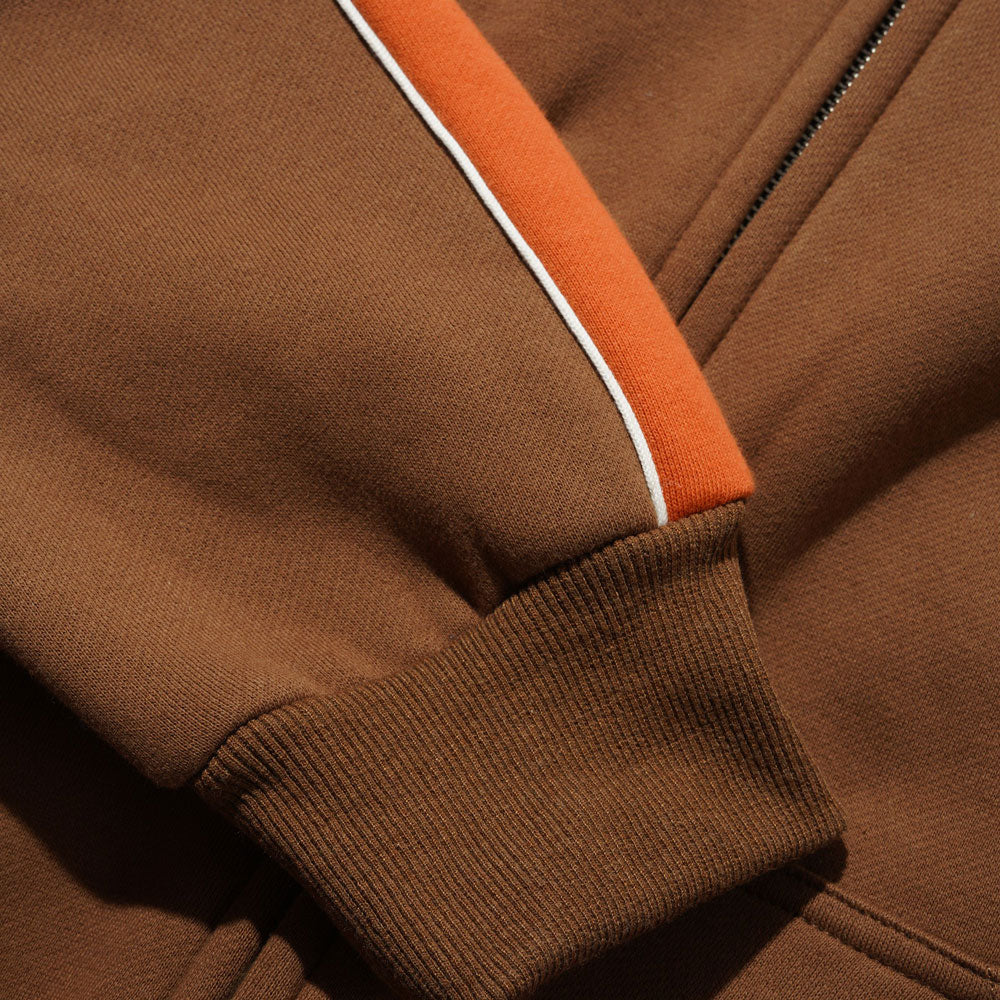Butter Goods 'Connection' Zip-Thru Hood (Brown) - Image 3