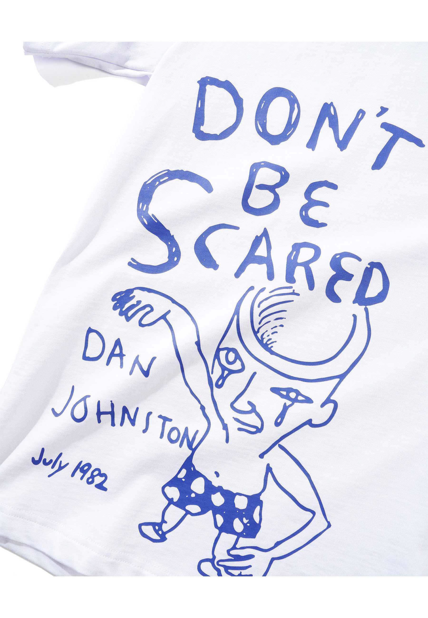 Butter Goods X Daniel Johnston 'Don't Be Scared' T-Shirt (White) - Image 3