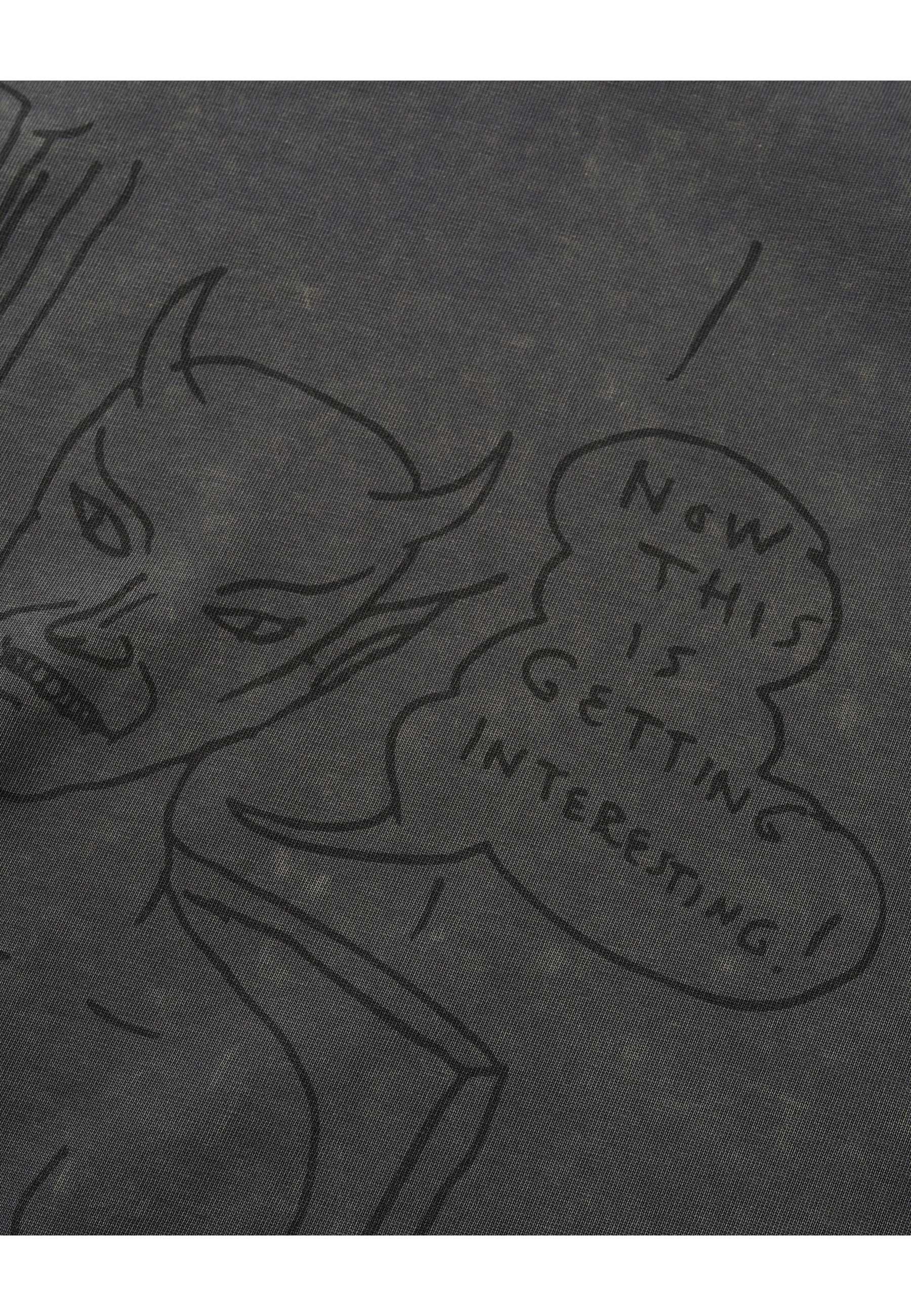 Butter Goods X Daniel Johnston 'Satan' T-Shirt (Black Acid Wash) - Image 3