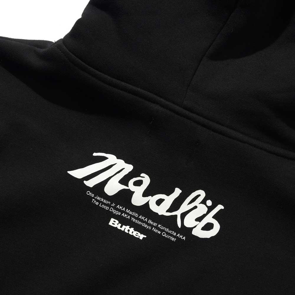 Butter Goods X Madlib Hood (Black) - Image 4