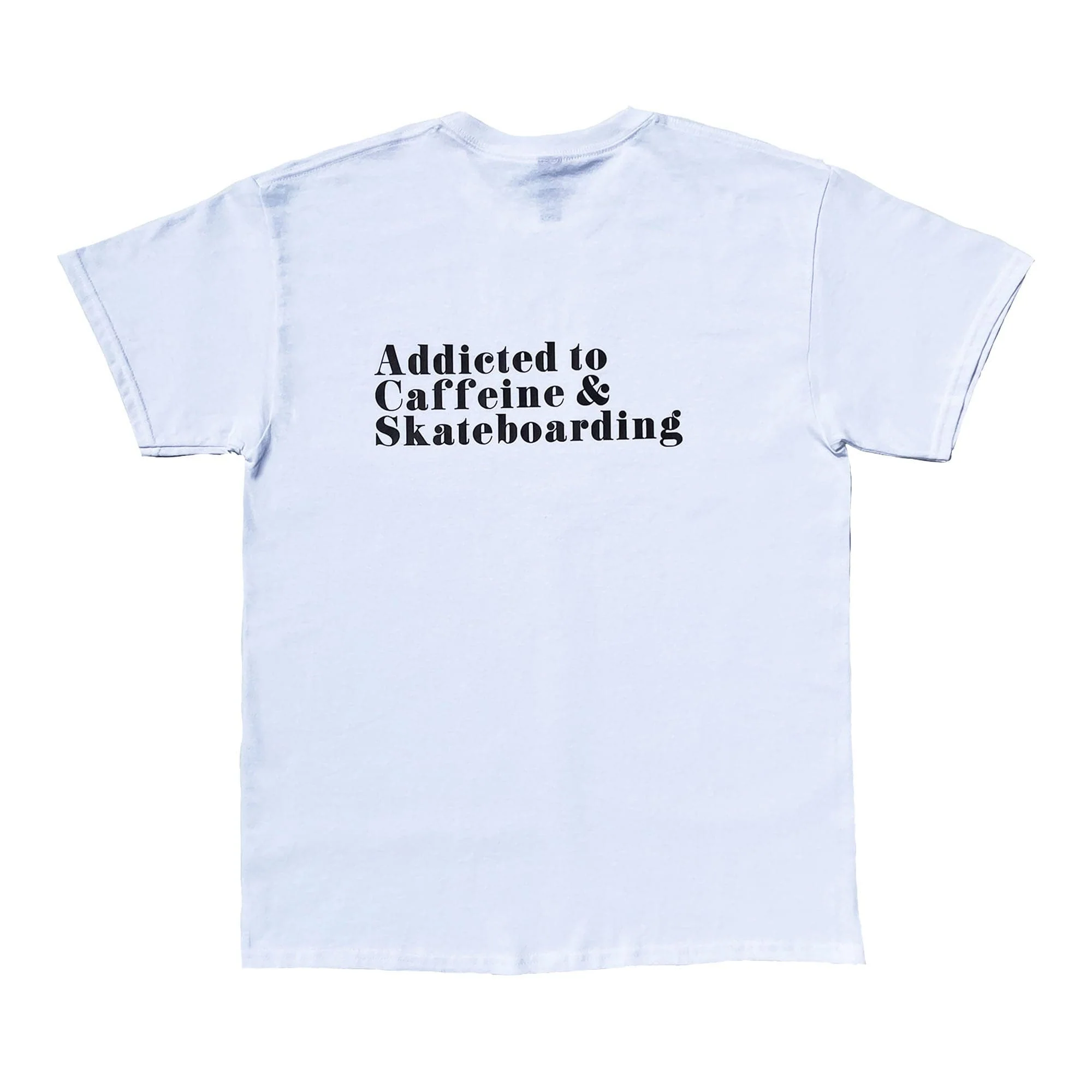 Caffeine & Krooks 'Logo' T-Shirt (White) - Image 2