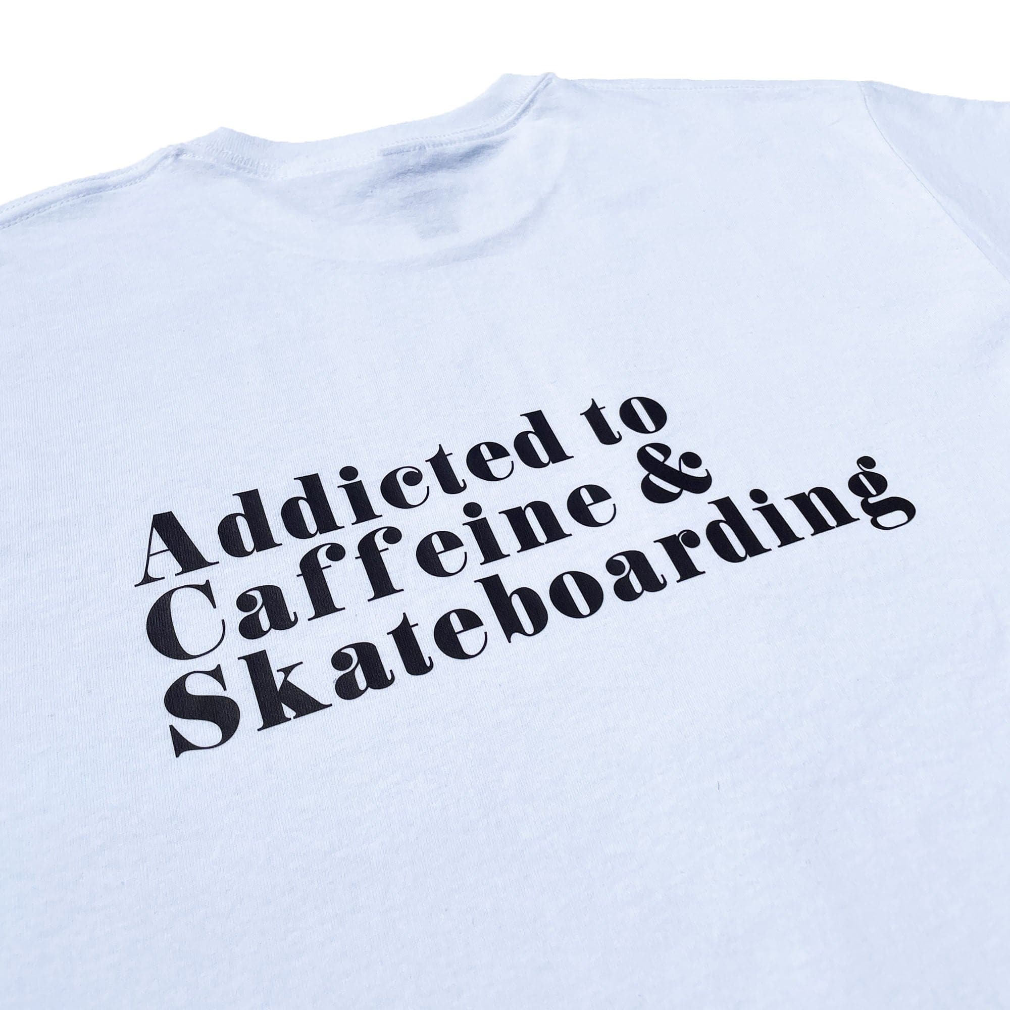 Caffeine & Krooks 'Logo' T-Shirt (White) - Image 4
