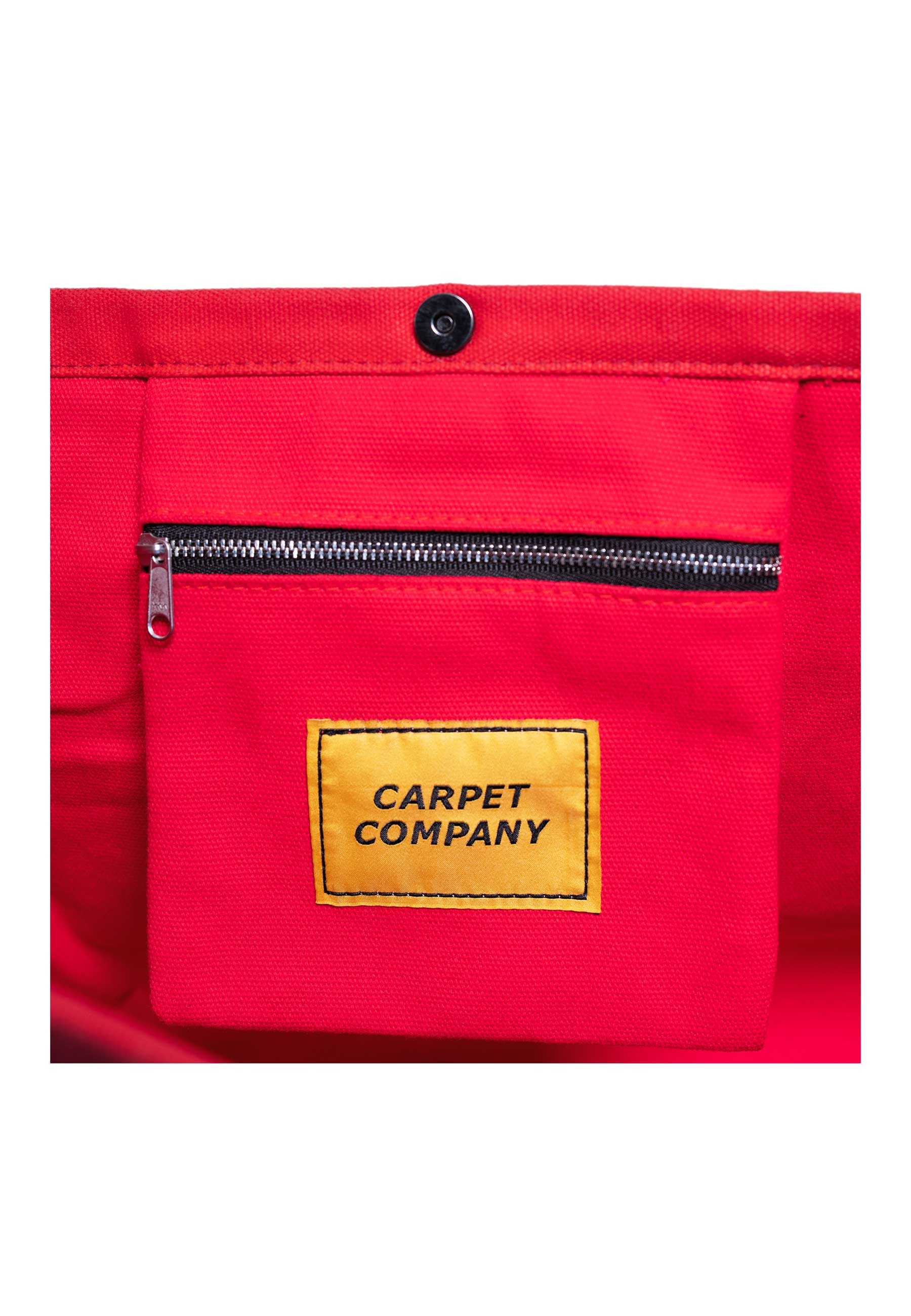 Carpet Company 'C-Star' Canvas Tote Bag (Red) - Image 5