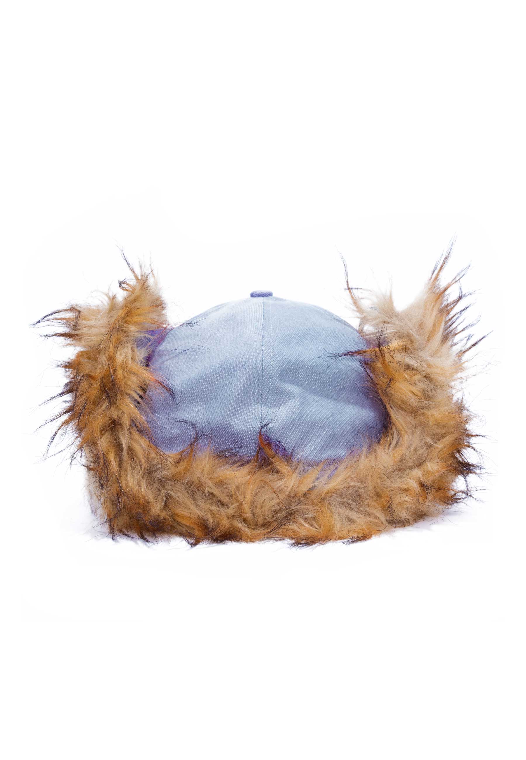 Carpet Company 'C-Star' Fur Cap (Light Denim) - Image 3
