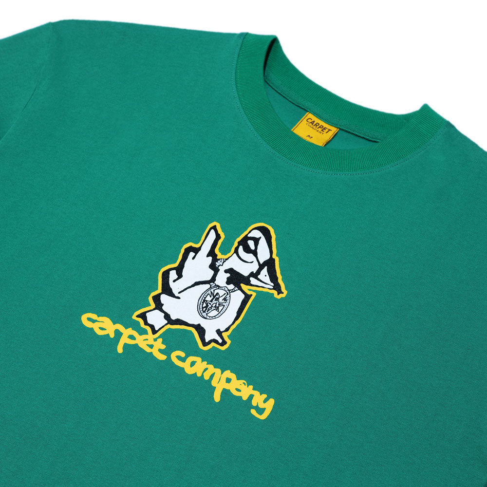 Carpet Company 'Duck You' T-Shirt (Green) - Image 2