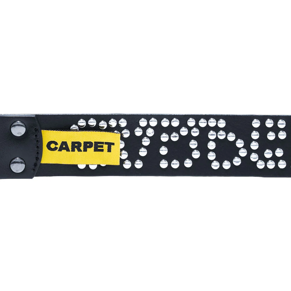 Carpet Company Riveted Leather Belt (Black) - Image 5