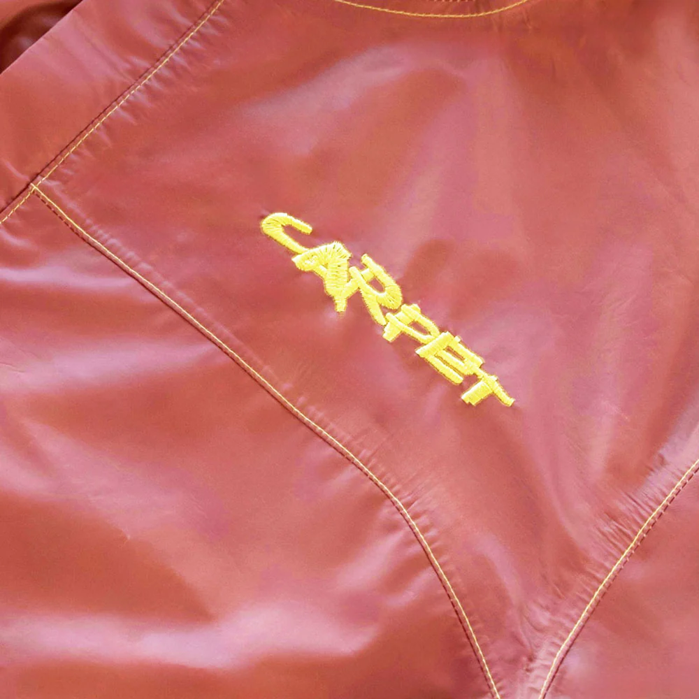 Carpet Company 'Thermal' Rain Jacket (Brown / Yellow) - Image 4
