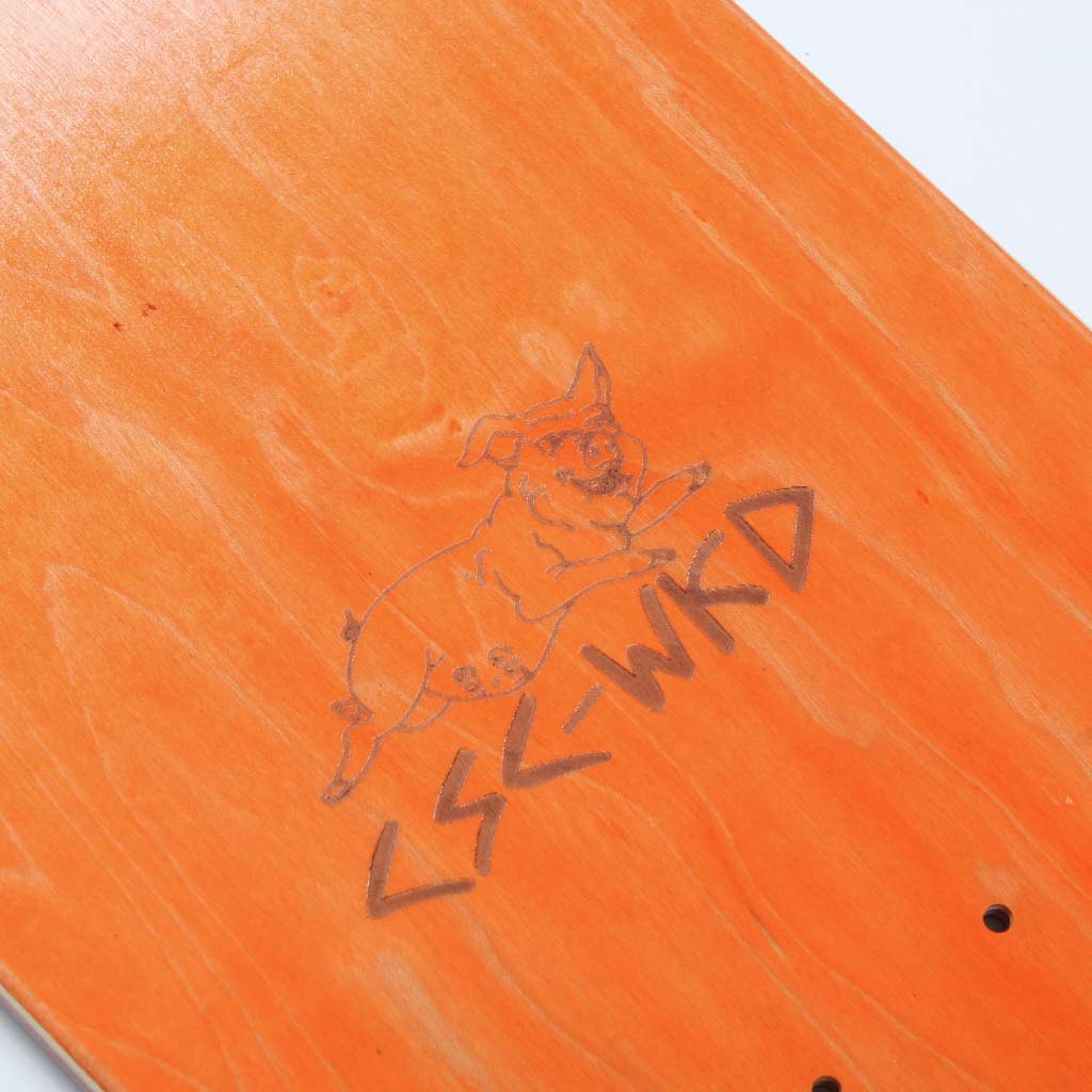 Carve Wicked X CSC 'Jake Collins Pro - King of Pigs' 8.5" Medium Deck (Black) - Image 4