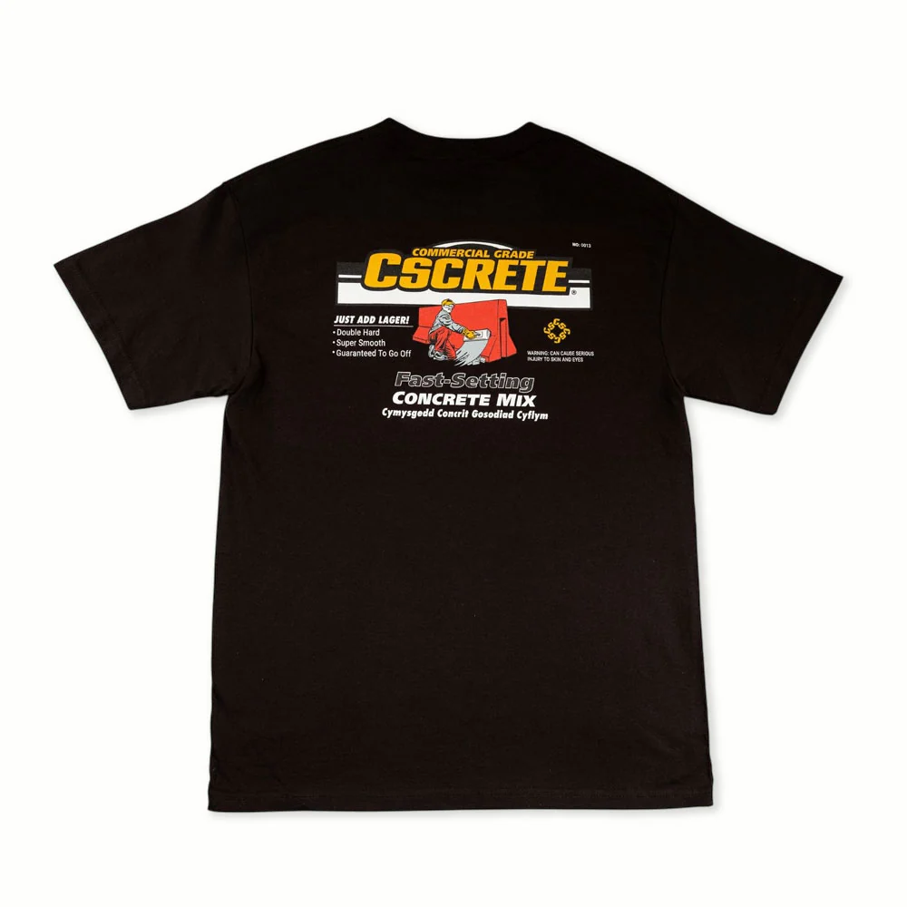 CSC 'CSCrete' T-Shirt (Black) - Image 2