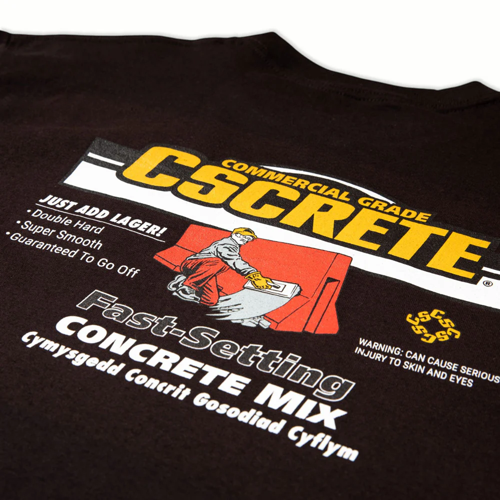 CSC 'CSCrete' T-Shirt (Black) - Image 4