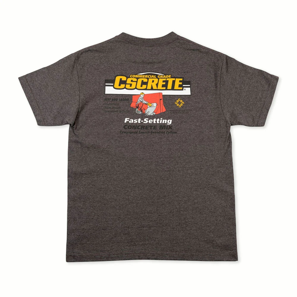 CSC 'CSCrete' T-Shirt (Charcoal Heather) - Image 2