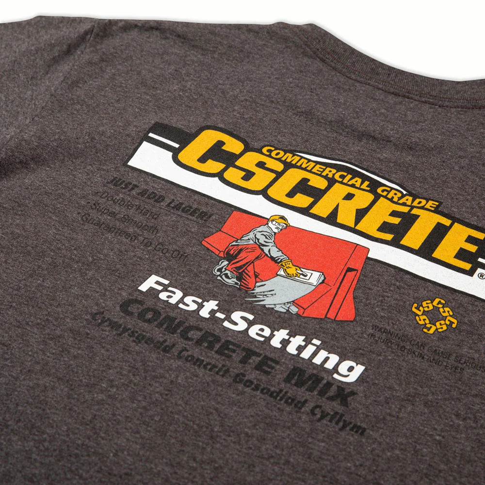 CSC 'CSCrete' T-Shirt (Charcoal Heather) - Image 4