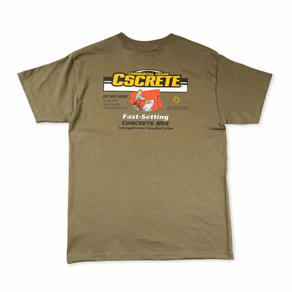 CSC 'CSCrete' T-Shirt (Military Green) - Image 2