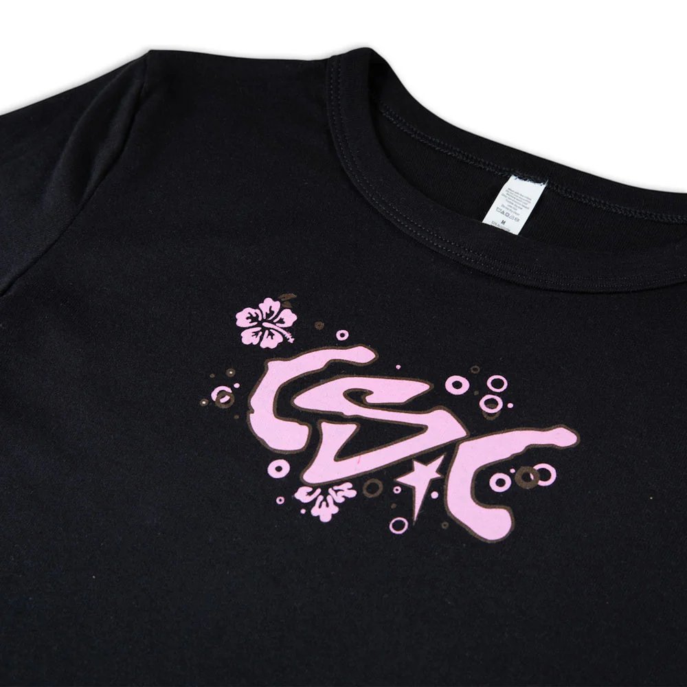 CSC 'Flowers' Girls T-Shirt (Black) - Image 2