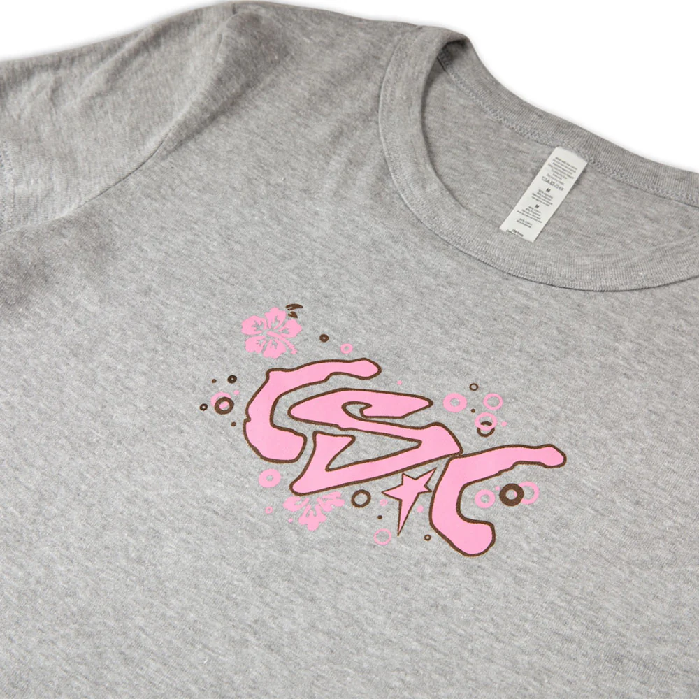 CSC 'Flowers' Girls T-Shirt (Heather Grey) - Image 2