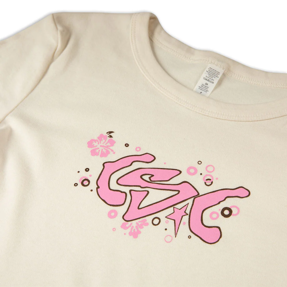 CSC 'Flowers' Girls T-Shirt (Natural) - Image 2