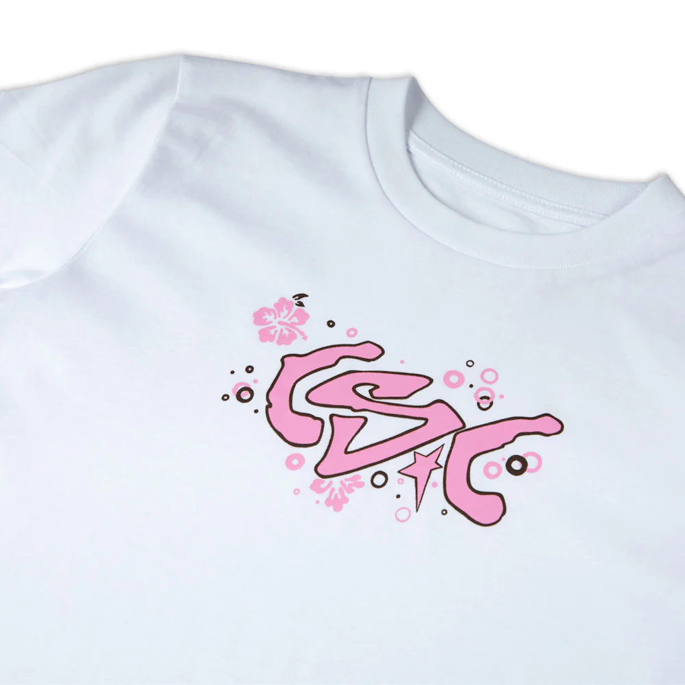 CSC 'Flowers' Kids T-Shirt (White) - Image 2