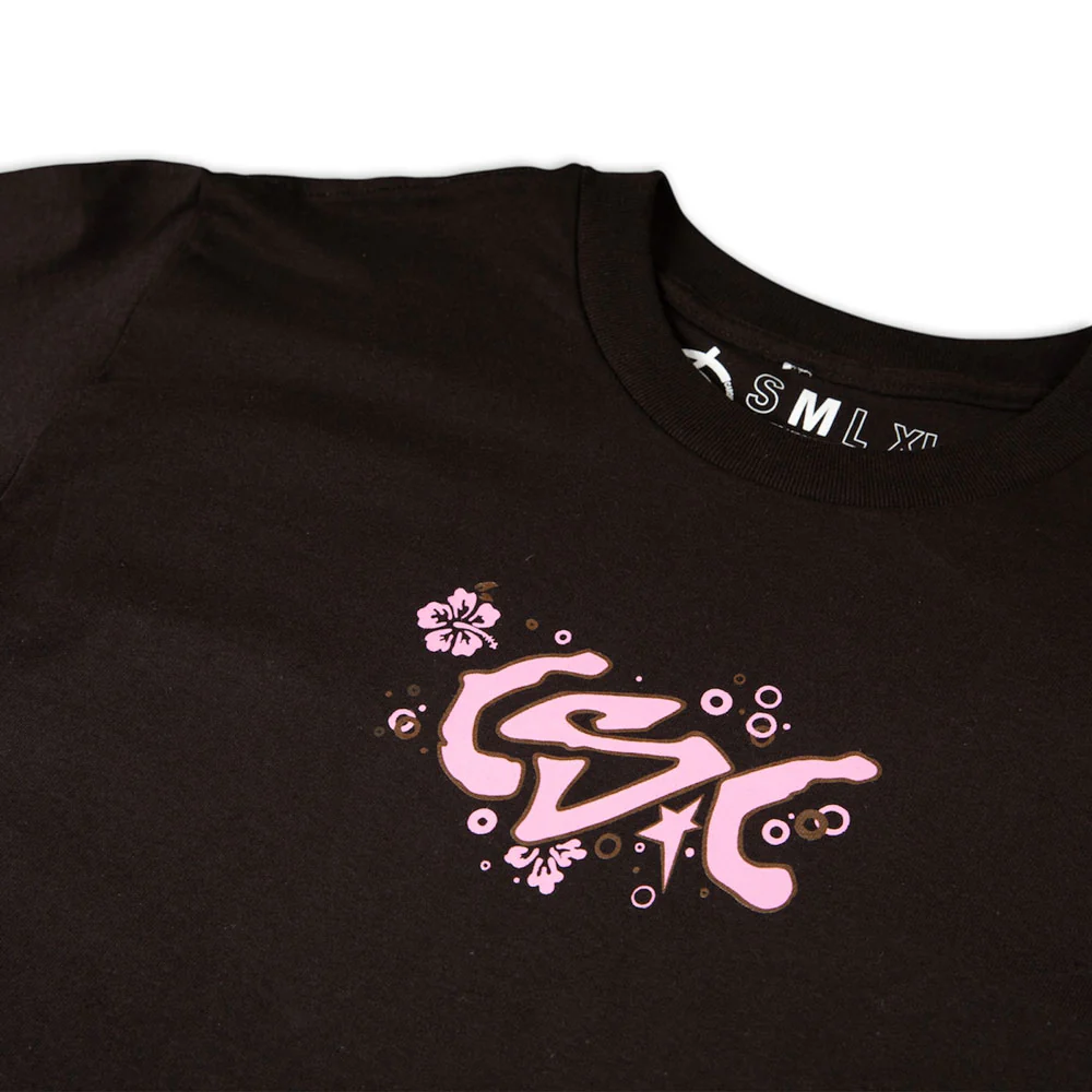 CSC 'Flowers' T-Shirt (Black) - Image 2