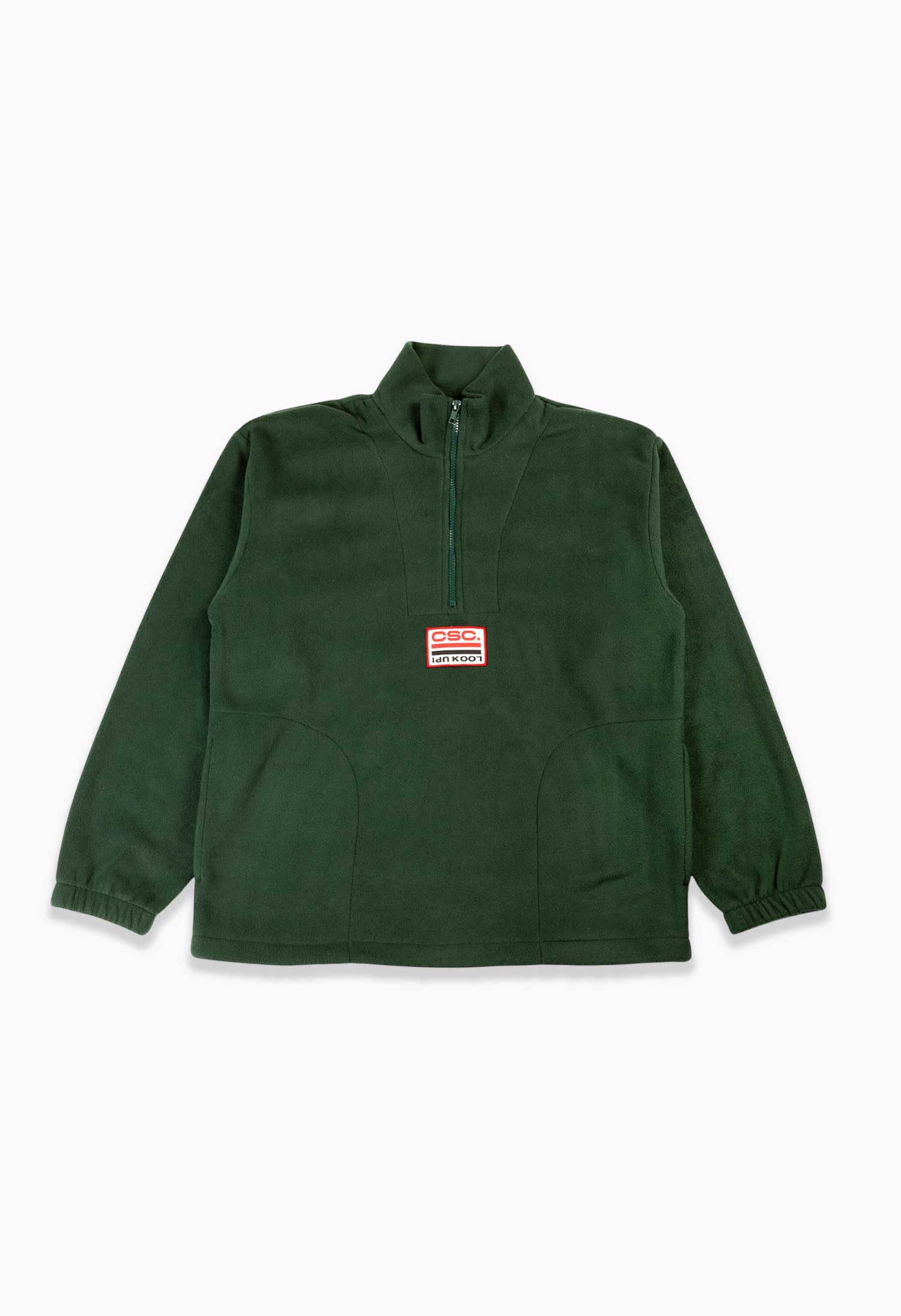 CSC 'Look Up' 1/4 Zip Crew (Forest Green)