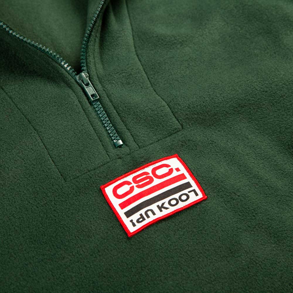 CSC 'Look Up' 1/4 Zip Crew (Forest Green) - Image 2