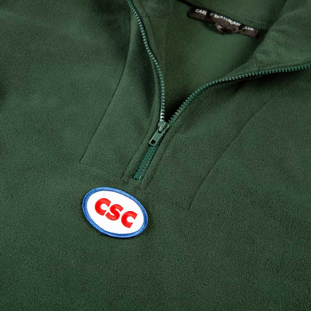 CSC 'Moto' 1/4 Zip Crew (Forest Green) - Image 2