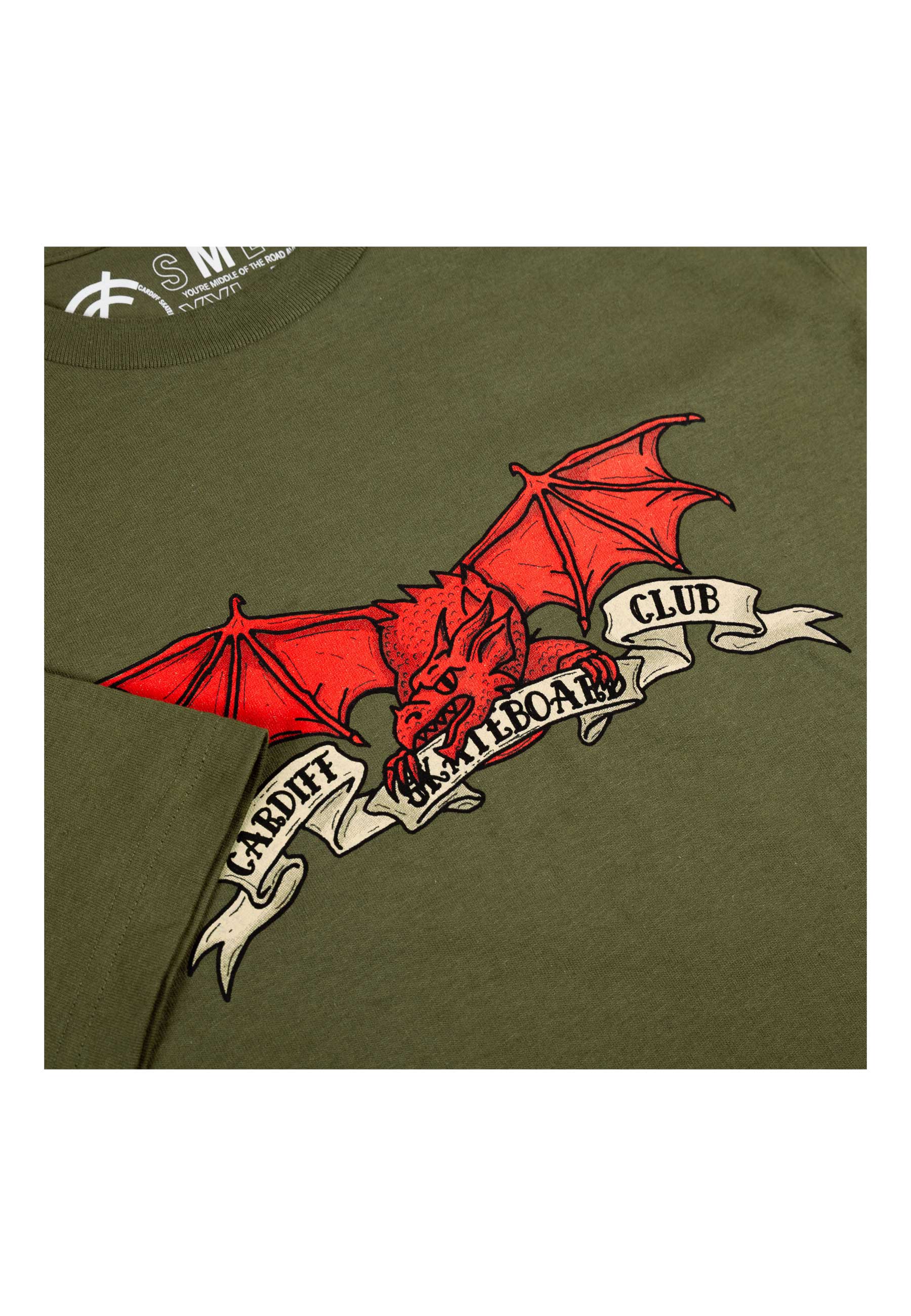 CSC 'Quality Draig' T-Shirt (Military Green) - Image 3