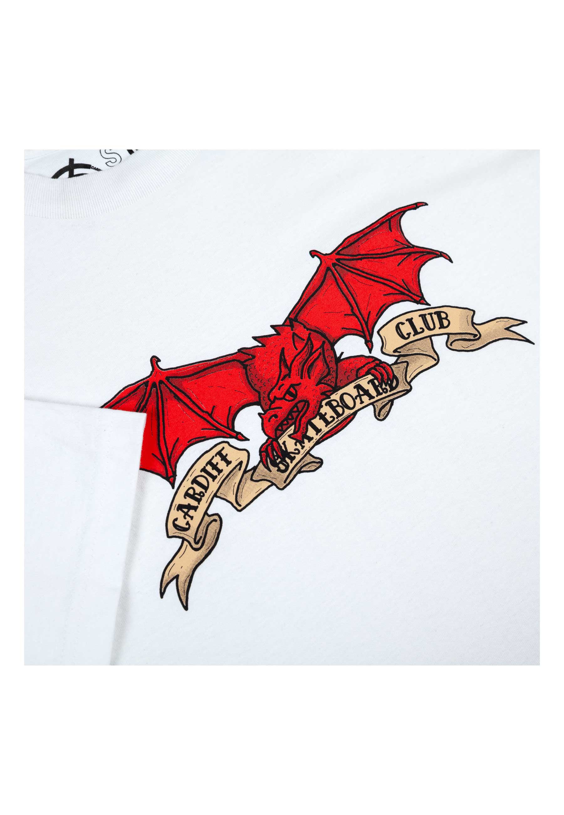 CSC 'Quality Draig' T-Shirt (White) - Image 3