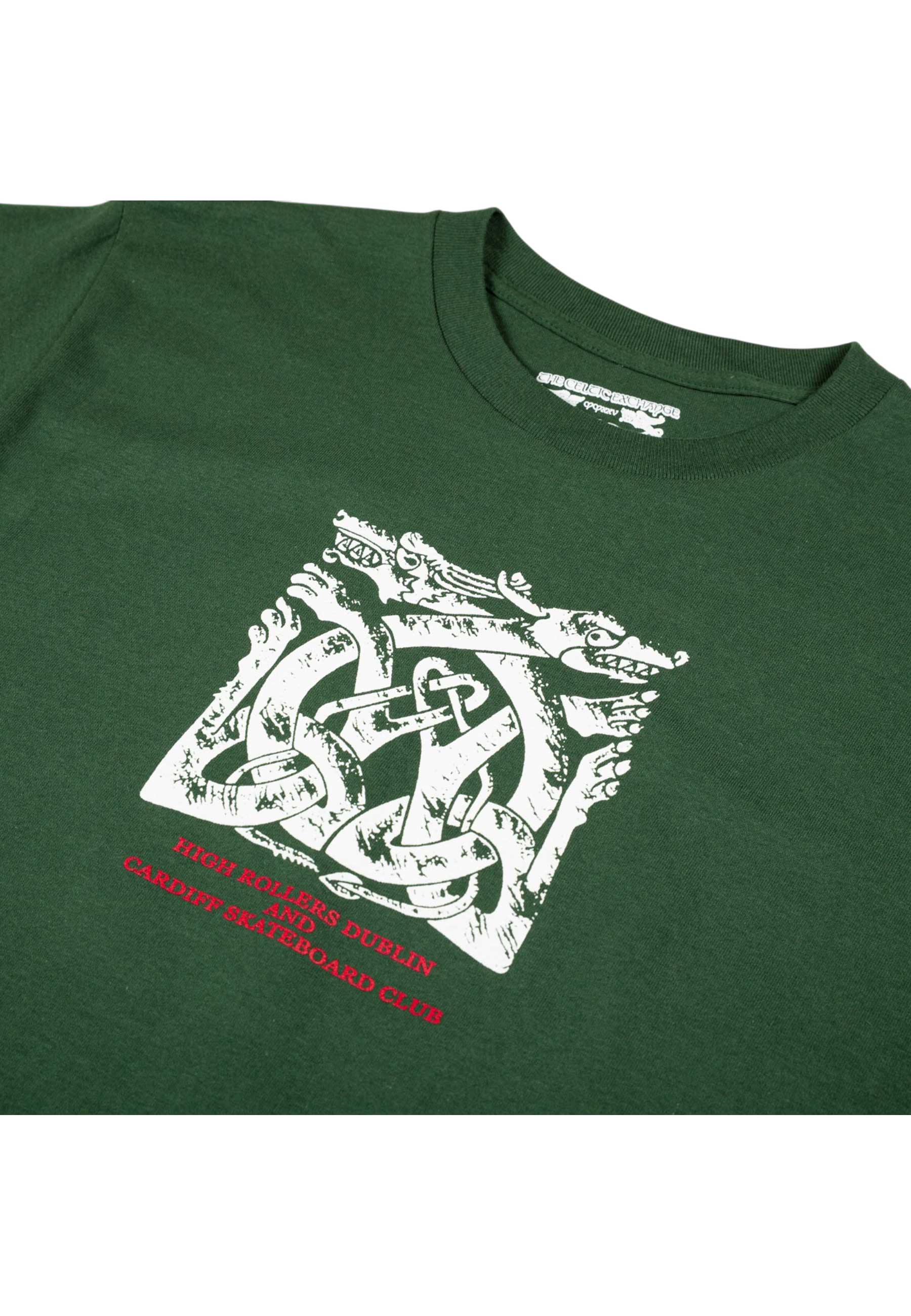 CSC X High Rollers 'The Celtic Exchange' T-Shirt (Forest Green) - Image 2