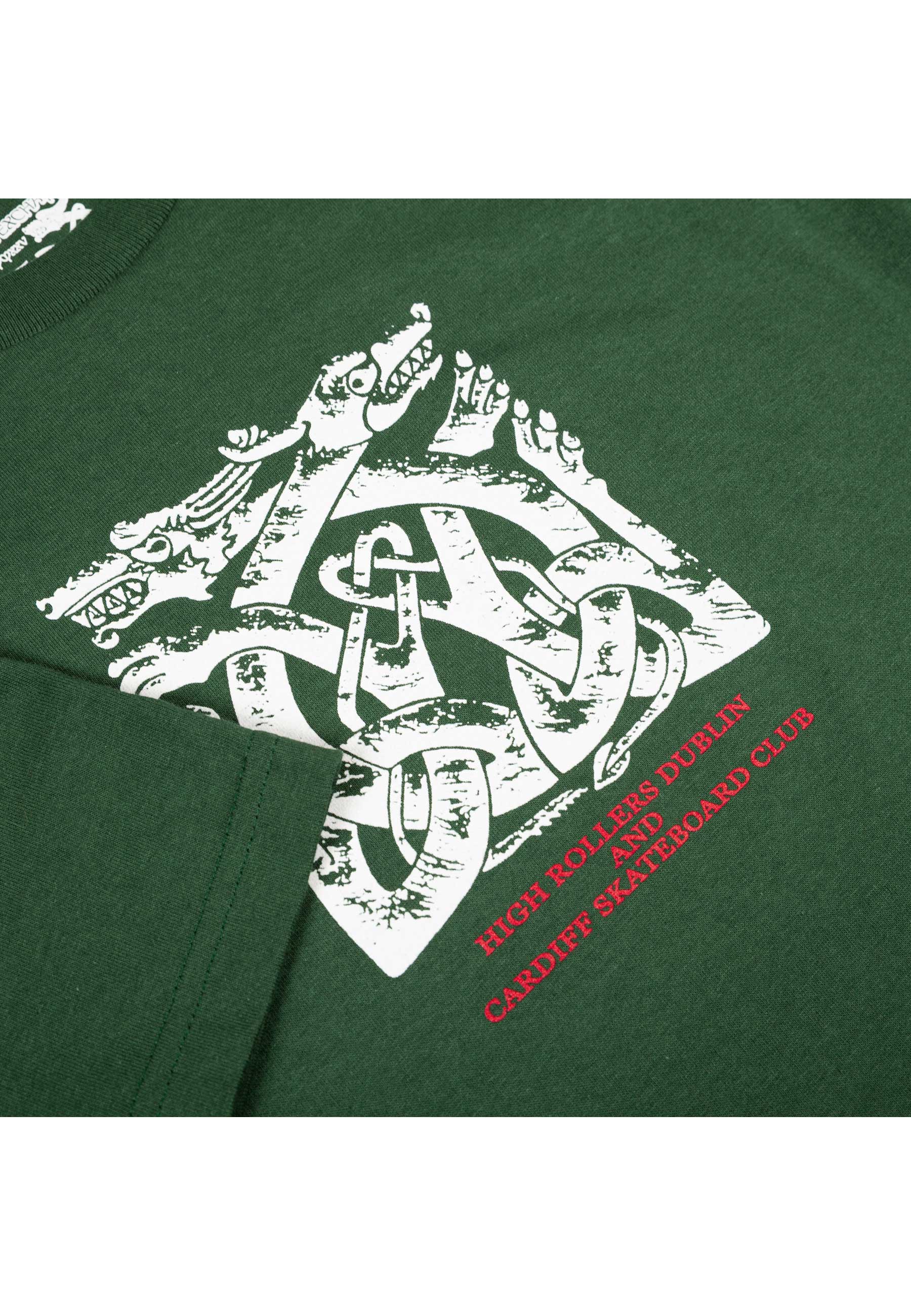 CSC X High Rollers 'The Celtic Exchange' T-Shirt (Forest Green) - Image 3