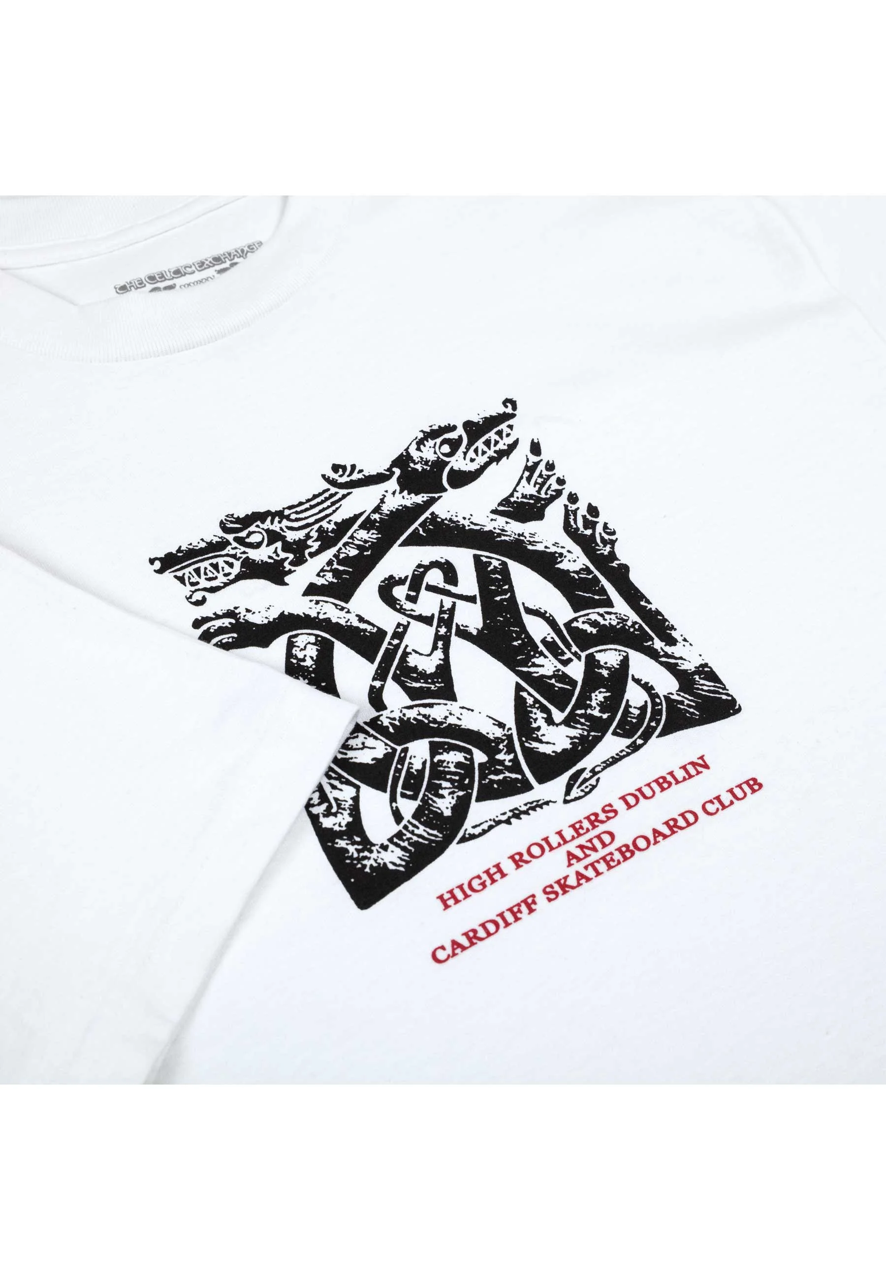 CSC X High Rollers 'The Celtic Exchange' T-Shirt (White) - Image 3