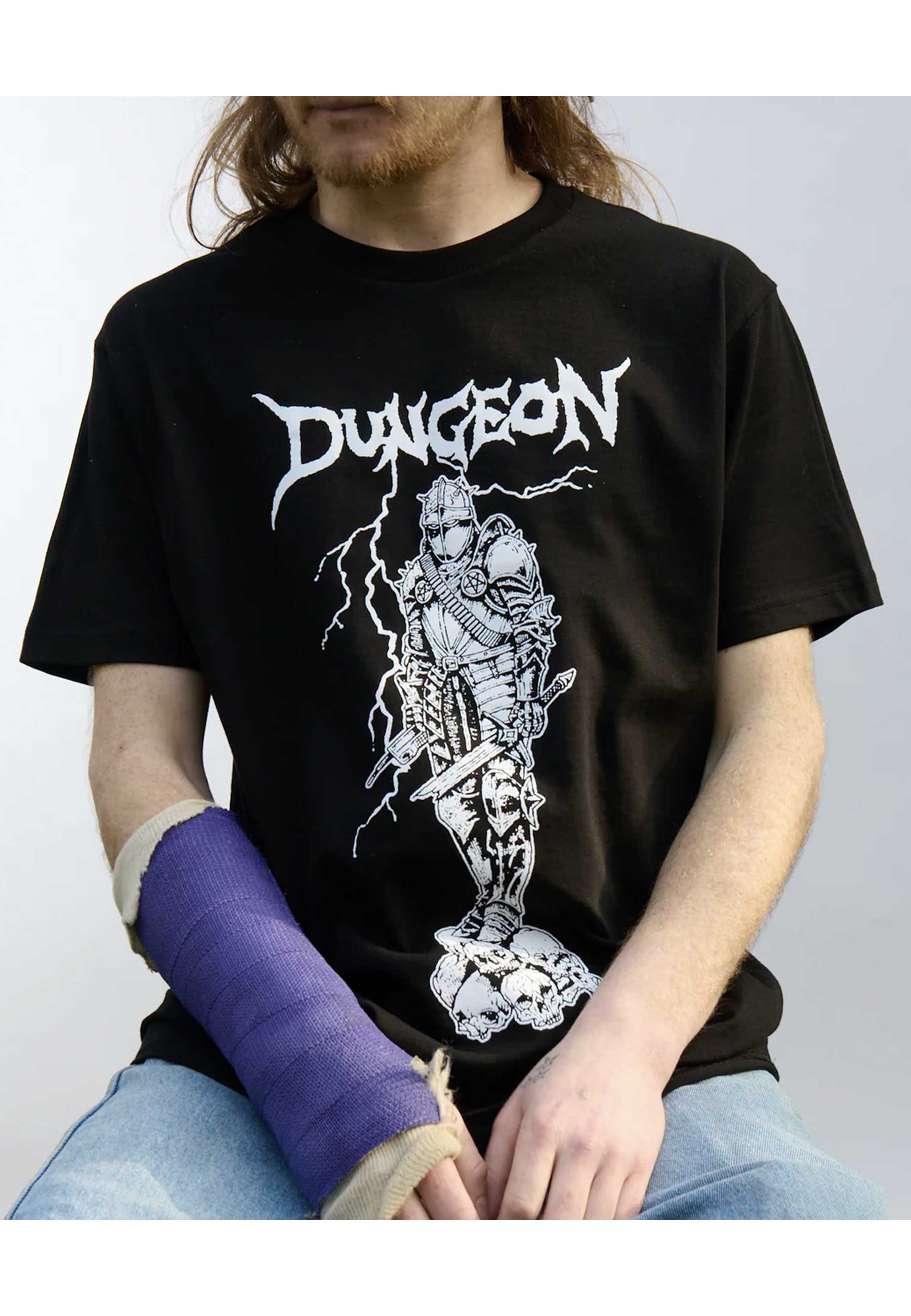 Dungeon Gateway 'Cold Steel' T-Shirt (Black) - Image 4