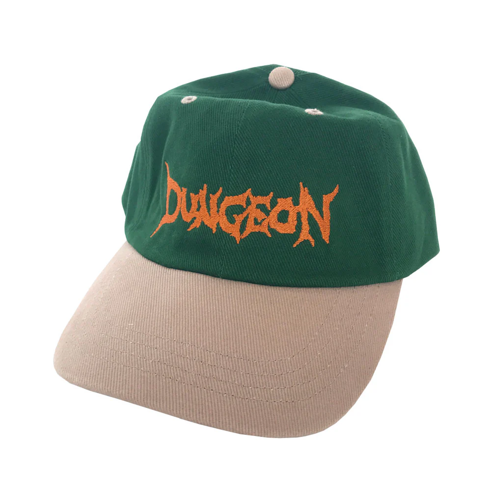 Dungeon Gateway 'Logo' 6 Panel Cap (Green / Taupe) - Image 2
