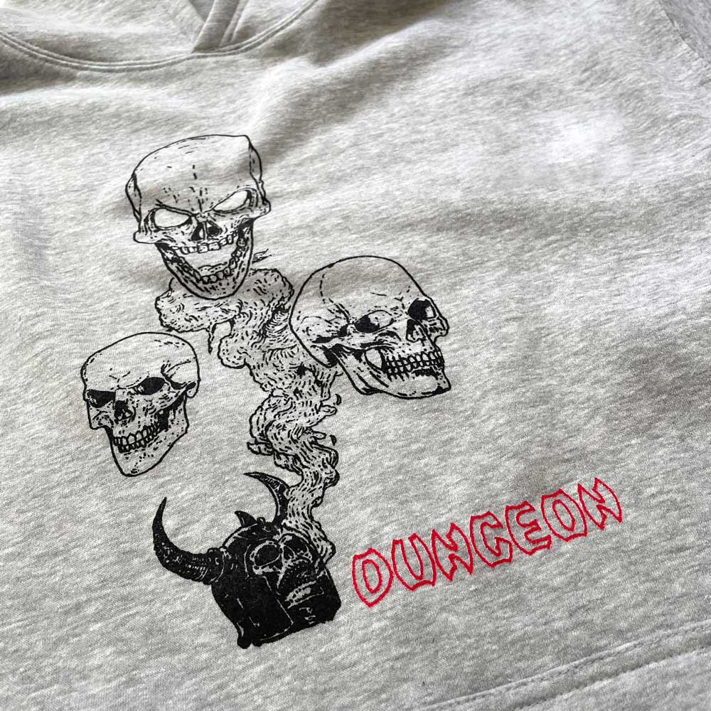Dungeon Gateway 'No Body Lives' Hood (Grey) - Image 3