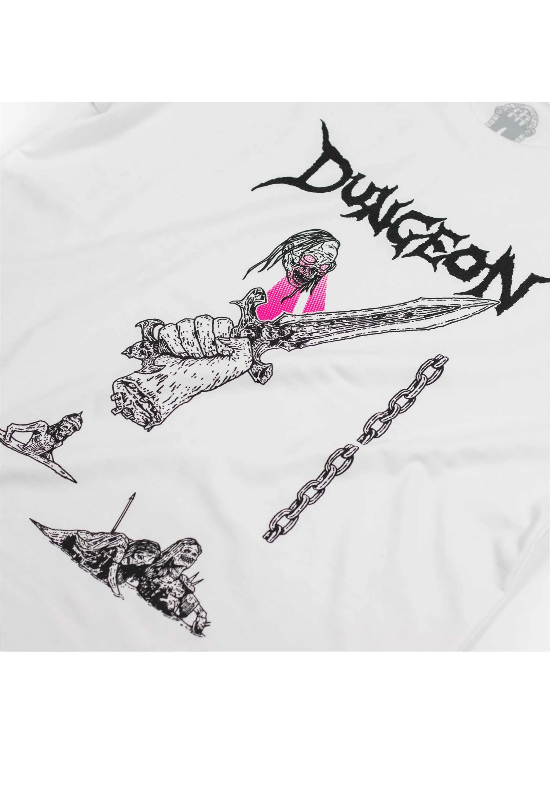 Dungeon Gateway 'Power Of The Sword' T-Shirt (White) - Image 3