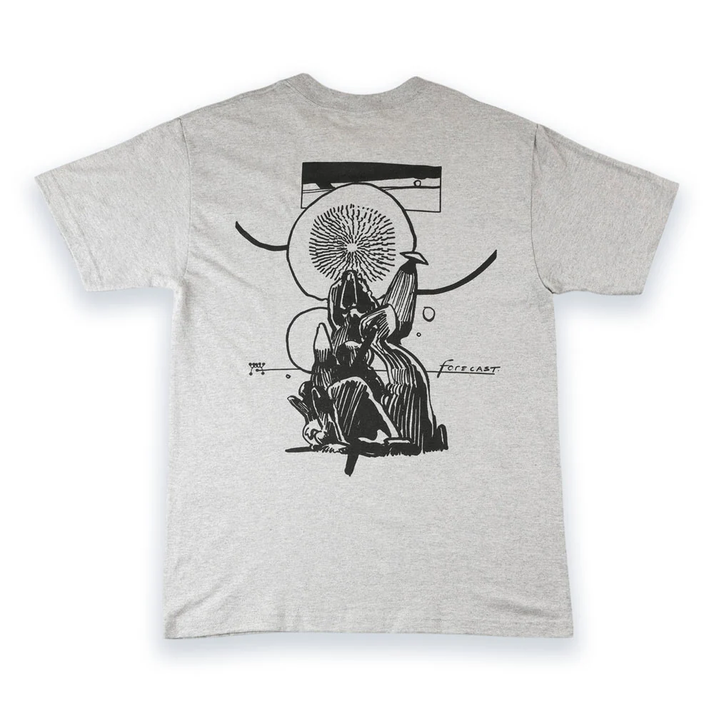 Forecast 'Chronoflow' T-Shirt (Heather Grey) - Image 2