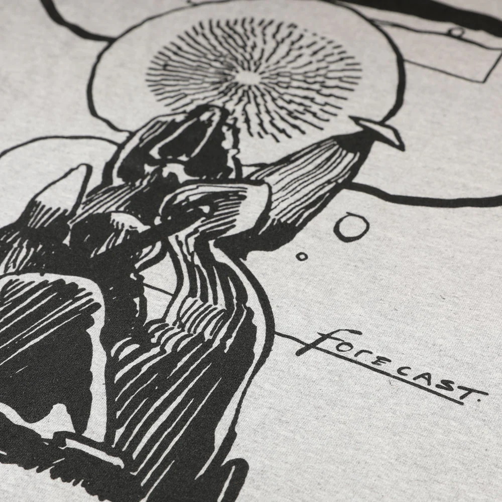 Forecast 'Chronoflow' T-Shirt (Heather Grey) - Image 4