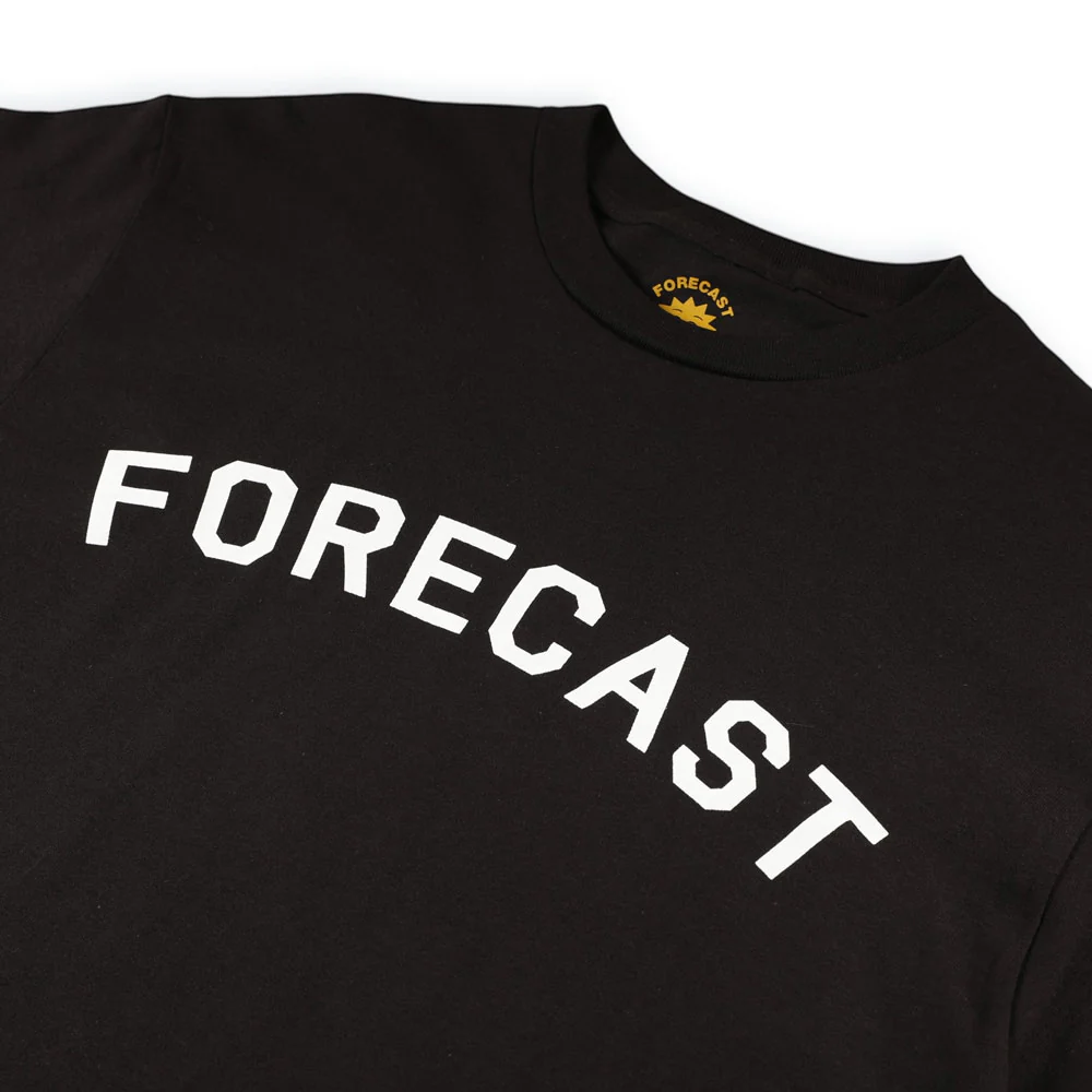 Forecast 'Coleg' T-Shirt (Black) - Image 2