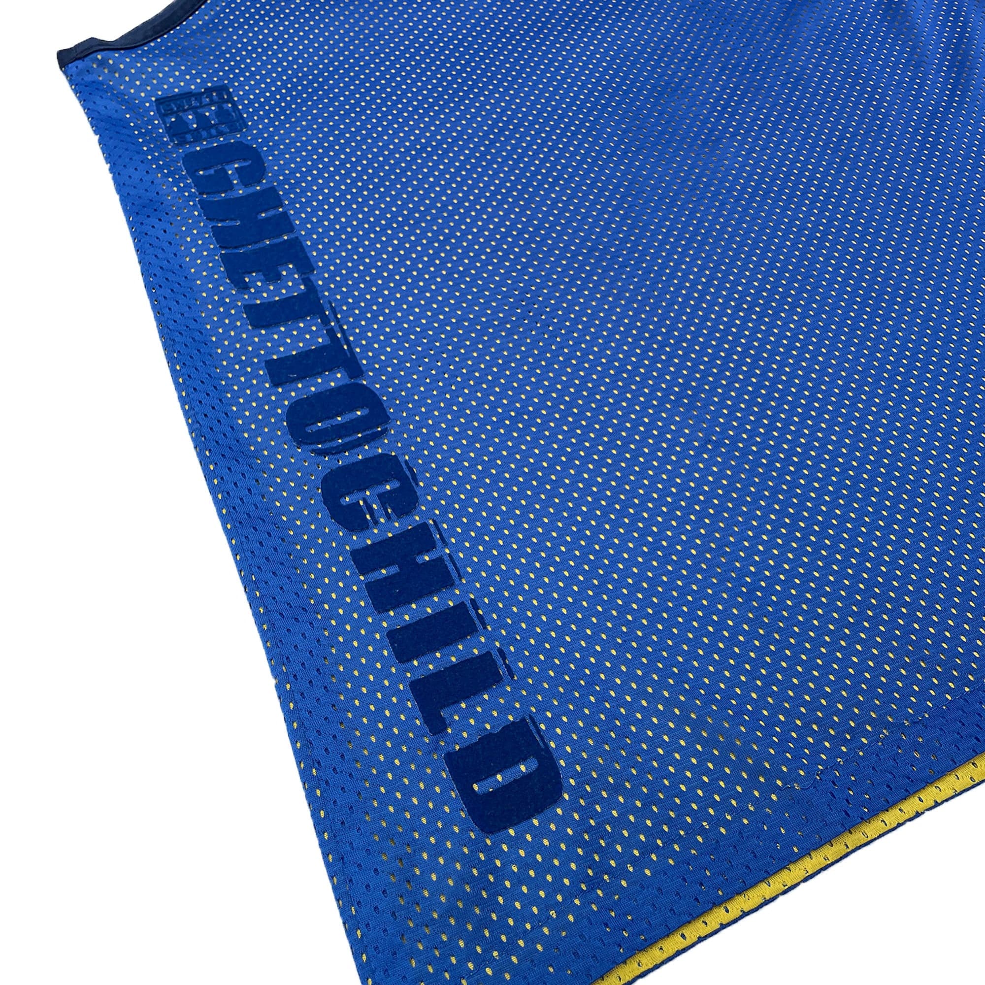 Ghetto Child 'Reversible' Basketball Jersey (Blue/Yellow) VINTAGE 90s - Image 3