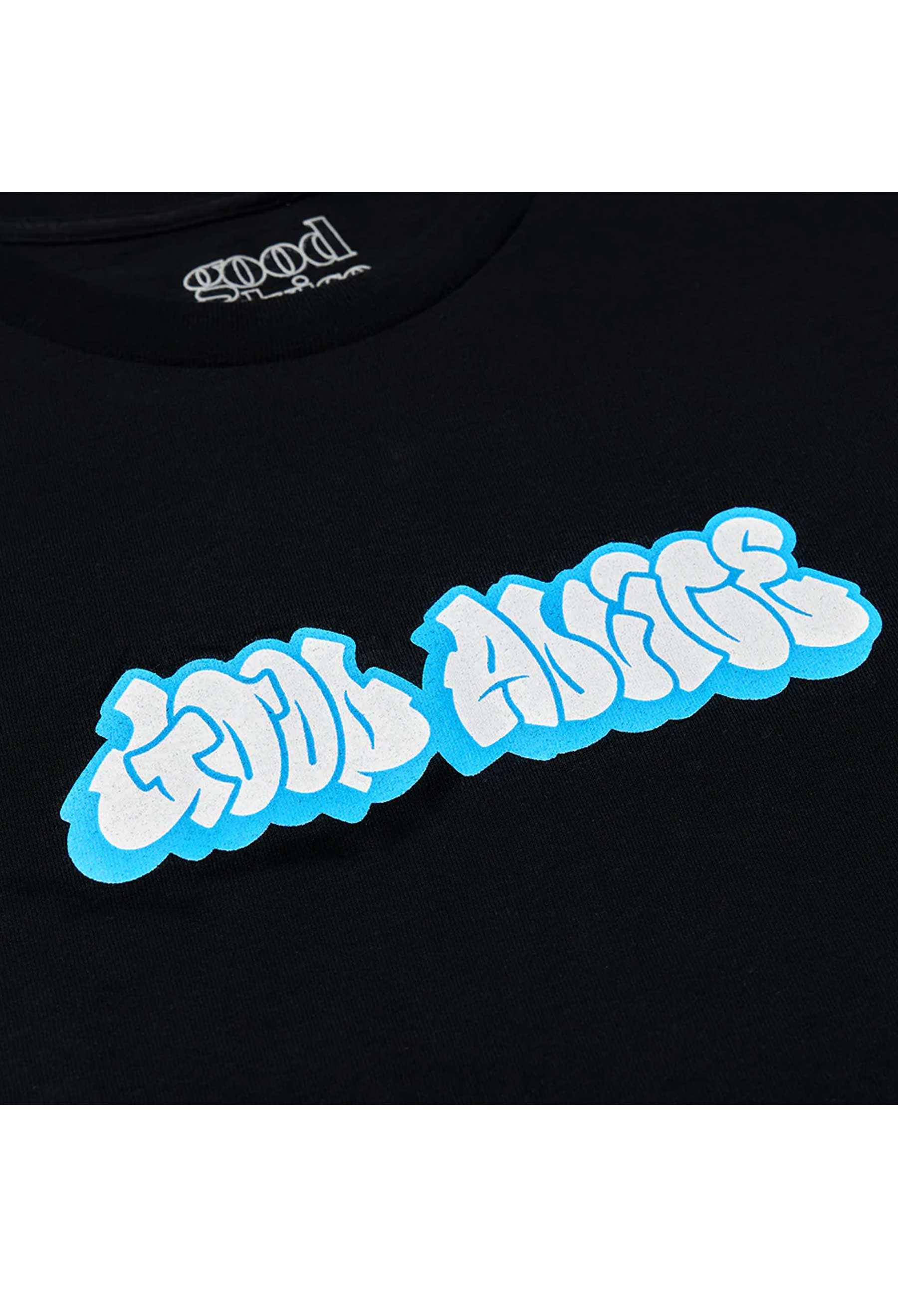 Good Advice '90s Logo' T-Shirt (Black) - Image 2