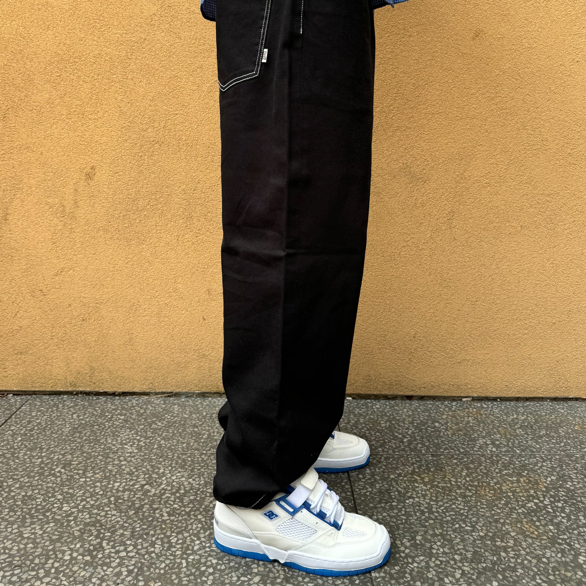HUF 'Cromer' Pant (Black / White) - Image 4