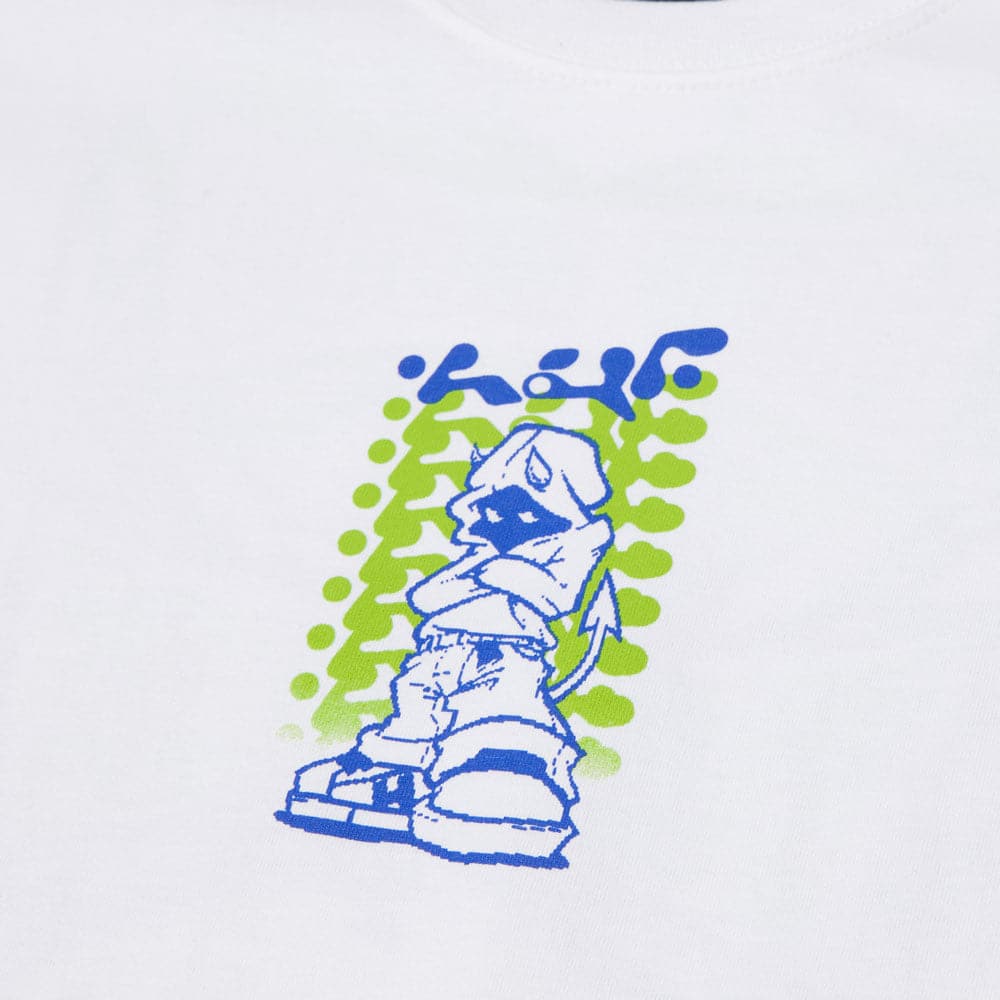 HUF 'Hell Razor' T-Shirt (White) - Image 3