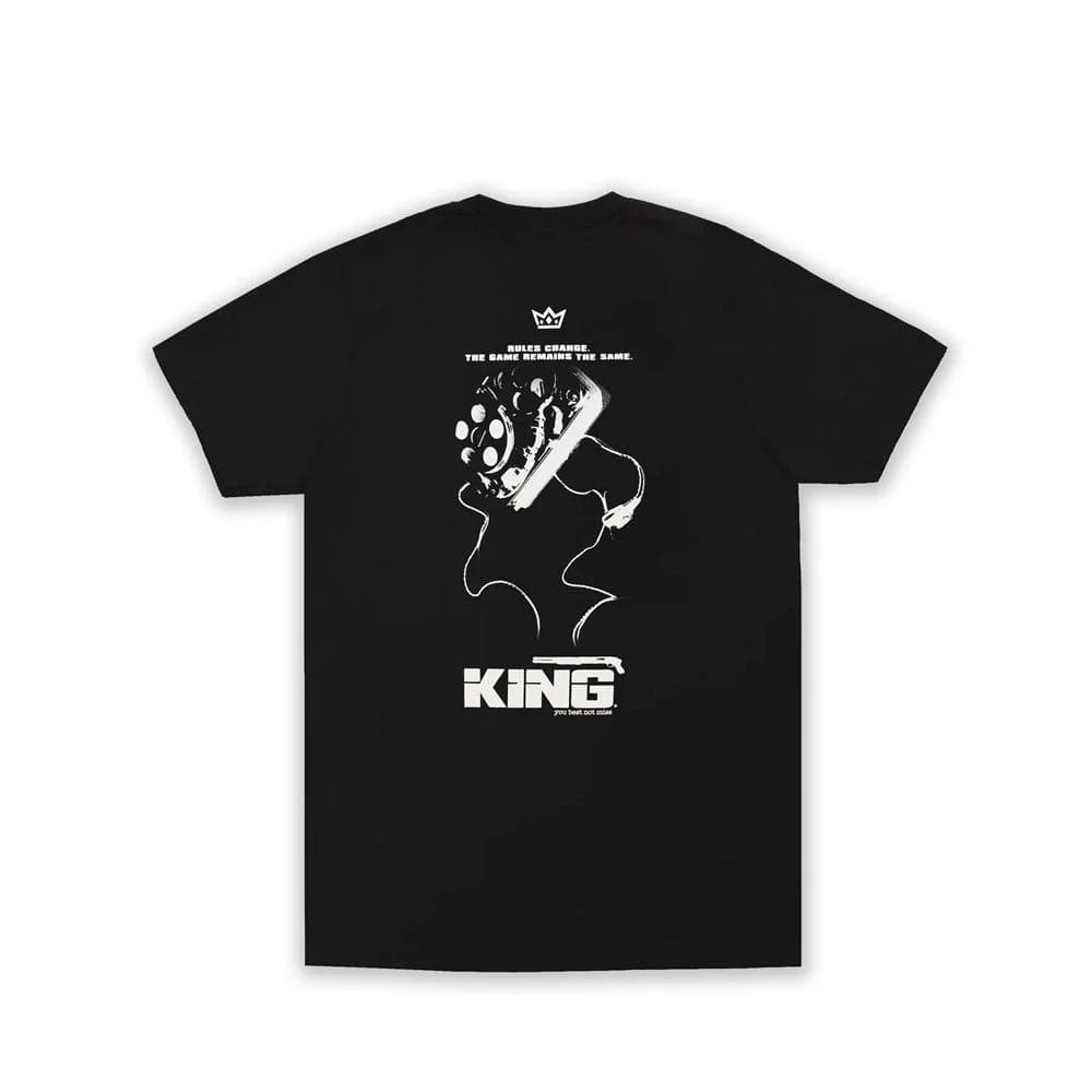 King 'Rules' T-Shirt (Black) - Image 3
