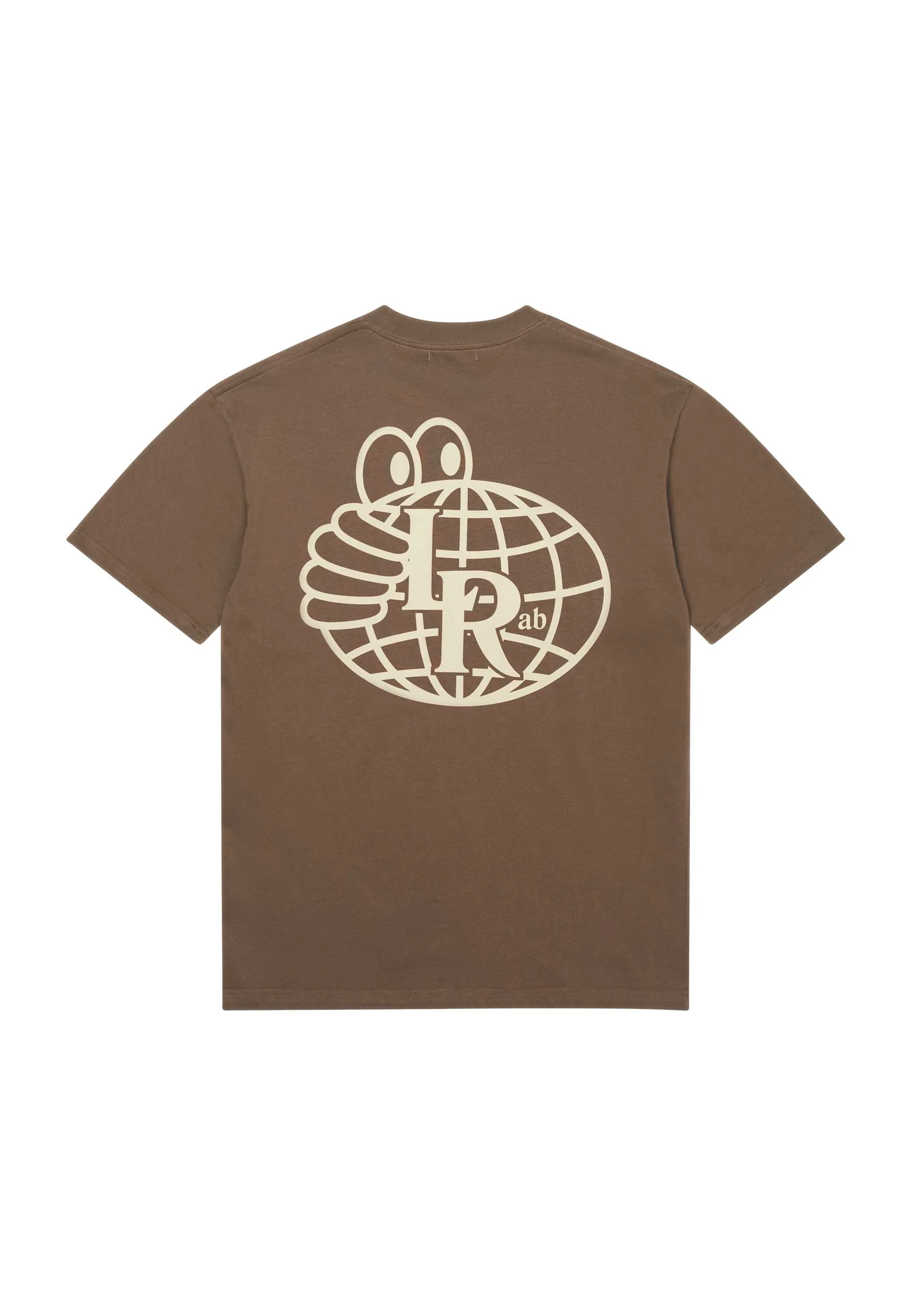 Last Resort 'Atlas Monogram' T-Shirt (Washed Brown / Beige) - Image 2