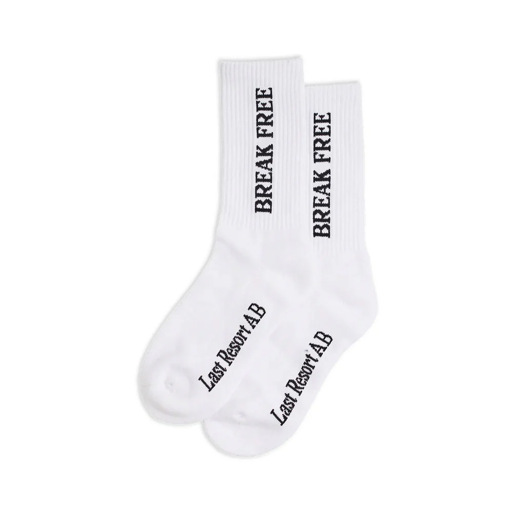 Last Resort 'Break Free' 3 Pack Socks (White) - Image 2